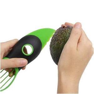 Cortador, descascador, descaroçador e despolpador de plástico, multifunção 3 em 1, para Abacate, Kiwi e Pitaia KAMELOW
