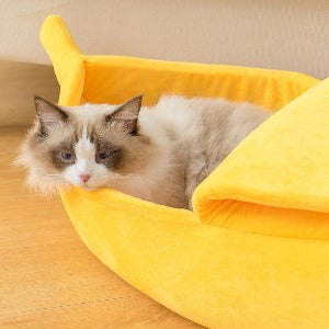 Funny Banana Pet, confortável e aconchegante almofada para Gatos, Cães e bichinhos de estimação