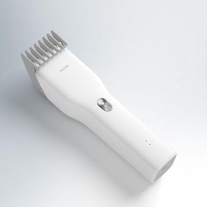 Máquina elétrica em ABS com lâminas de Cerâmica, com carregamento USB, para cortar e aparar cabelo e barba